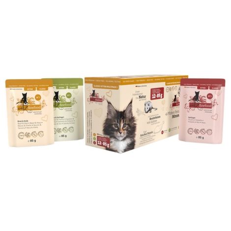 Catz Finefood Classic Kitten Multipack saszetki 12x85g