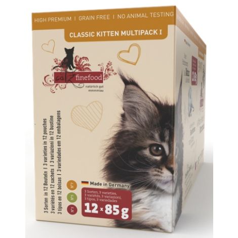 Catz Finefood Classic Kitten Multipack saszetki 12x85g - 2