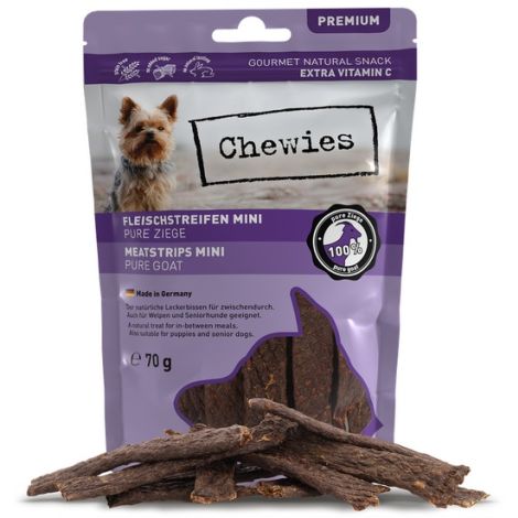 Chewies Meat Strips Mini Koza 70g - 3