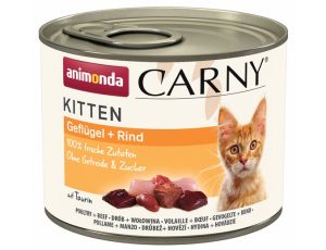 Animonda Carny Kitten Wołowina + Drób puszka 200g