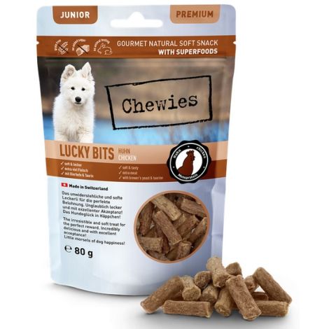 Chewies Lucky Bits Junior Kurczak 80g