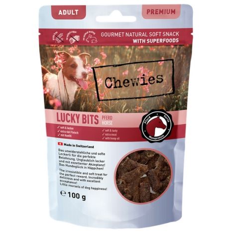 Chewies Lucky Bits Adult Konina 100g - 3