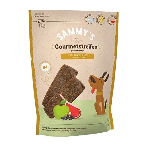 Sammy's Gourmet Strips Chicken & Lamb 180g