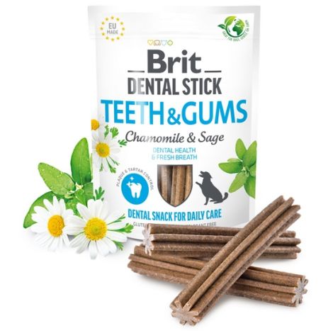 Brit Dental Stick Teeth & Gums with Chamomile & Sage 251g