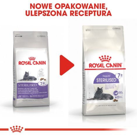 Royal Canin Sterilised 7+ karma sucha dla kotów dorosłych, od 7 do 12 roku życia, sterylizowanych 1,5kg - 3