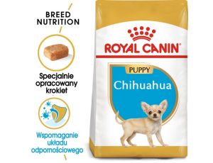 Royal Canin Chihuahua Puppy karma sucha dla szczeniąt do 8 miesiąca, rasy chihuahua 0,5kg