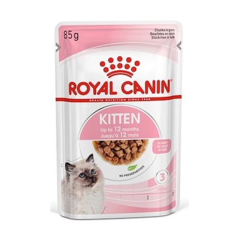 Royal Canin Kitten w sosie karma mokra dla kociąt do 12 miesiąca życia saszetka 85g