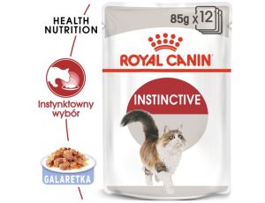 Royal Canin Instinctive w galaretce karma mokra dla kotów dorosłych, wybrednych saszetka 85g