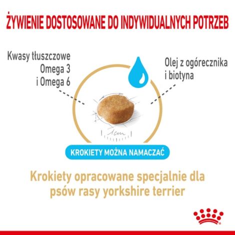 Royal Canin Yorkshire Terrier Adult 8+ karma sucha dla psów starszych rasy yorkshire terrier 500g - 3