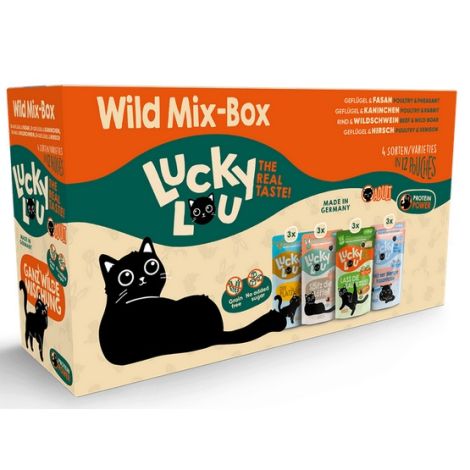 Lucky Lou Lifestage Adult Wild Mix-Box saszetki 12x125g - 4