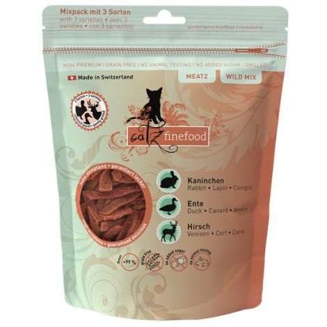 Catz Finefood Meatz Wild Mix - królik, kaczka, jeleń 45g