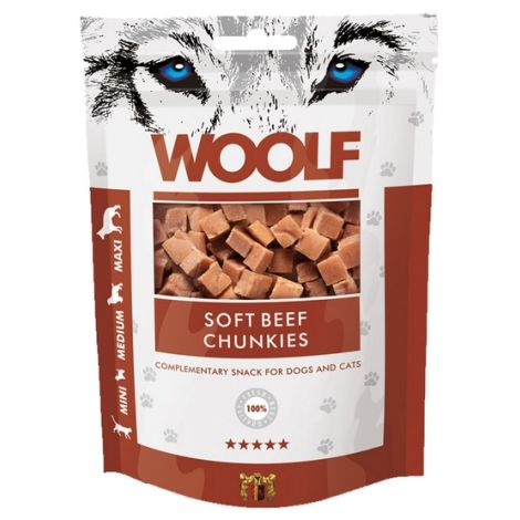 Woolf Soft Beef Chunkies 100g - 2