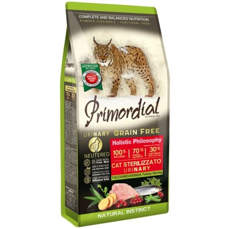 Primordial Cat Grain Free Urinary Turkey & Herring 6kg