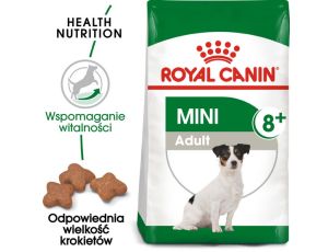 Royal Canin Mini Adult 8+ karma sucha dla psów starszych od 8 do 12 roku życia, ras małych 2kg