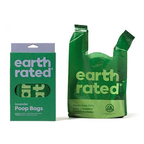 Earth Rated Reklamówki lawendowe 120szt