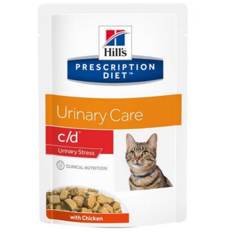 Hill's Prescription Diet c/d Feline Urinary Stress z kurczakiem saszetka 85g - 3