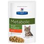 Hill's Prescription Diet Metabolic Feline saszetka 85g - 3