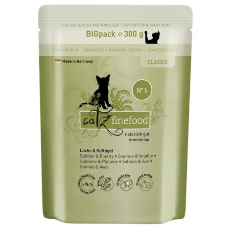 Catz Finefood Classic N.05 Łosoś i drób saszetka 300g