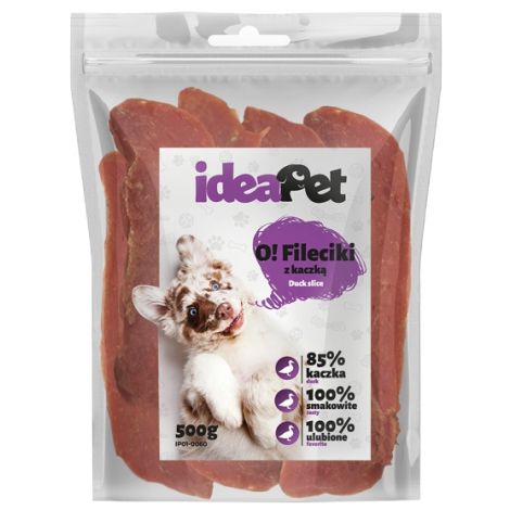 IdeaPet Fileciki z kaczką 500g