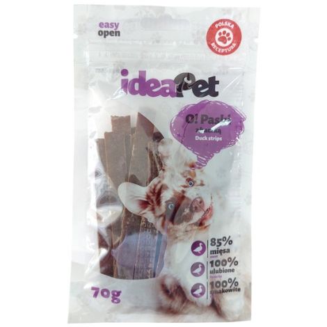 IdeaPet O! Paski z kaczką 70g