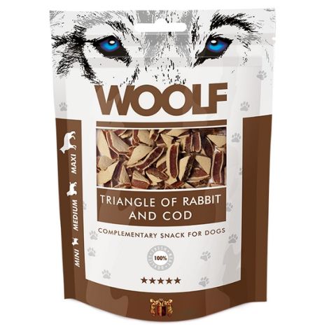 Woolf Rabbit & COD Triangle 100g - 2