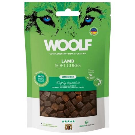 Woolf Soft Cubes Monoprotein Lamb 100g - 2