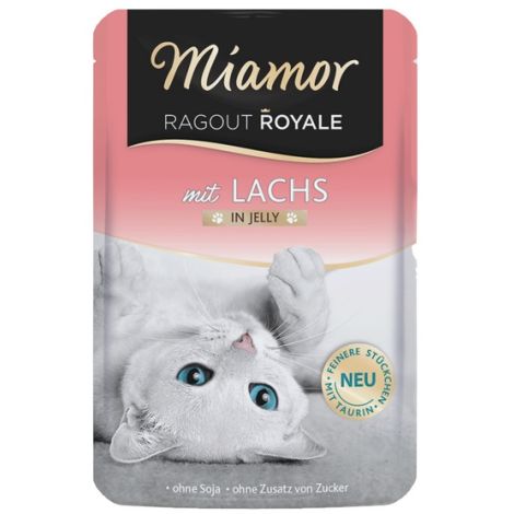 Miamor Ragout Royale z Łososiem w galaretce saszetka 100g