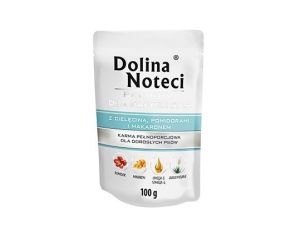 Dolina Noteci Premium Pies Cielęcina, pomidory i makaron saszetka 100g