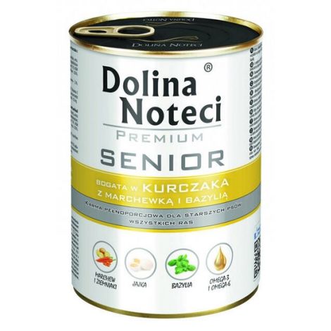 Dolina Noteci Premium Pies Senior Kurczak puszka 400g