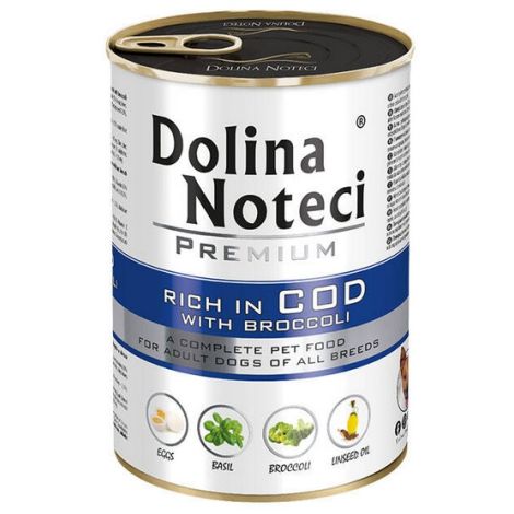 Dolina Noteci Premium Pies Dorsz i brokuły puszka 400g