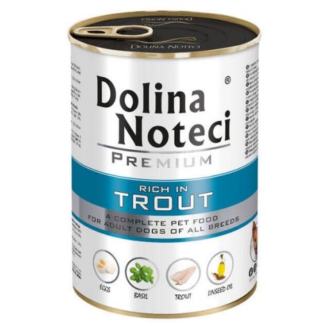 Dolina Noteci Premium Pies Pstrąg puszka 400g