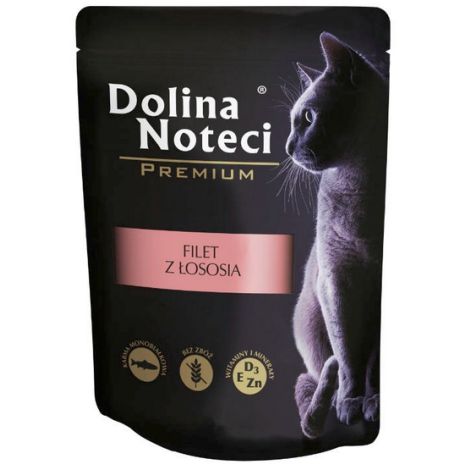 Dolina Noteci Premium Kot Filet z łososia saszetka 85g