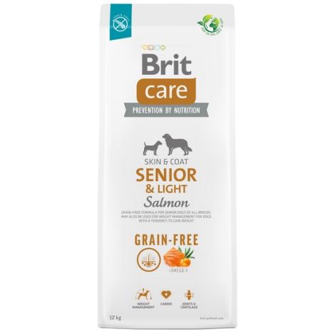 Brit Care Grain Free Senior & Light Salmon 12kg - 2