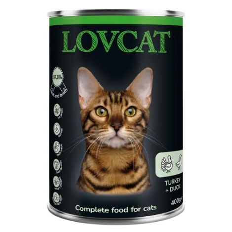 Lovcat Best Turkey & Duck puszka 400g