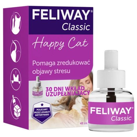Feliway Classic - kocie feromony wkład 30-dniowy (uzupełniający) 48ml - 2