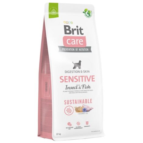 Brit Care Sustainable Sensitive Insect & Fish 14kg (12+2kg gratis) - 2