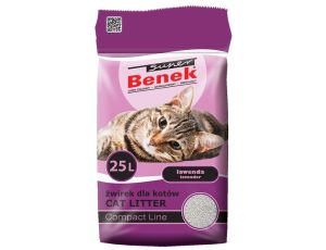 Super Benek Compact Zapachowy Lawenda (ciemny fiolet) 25L