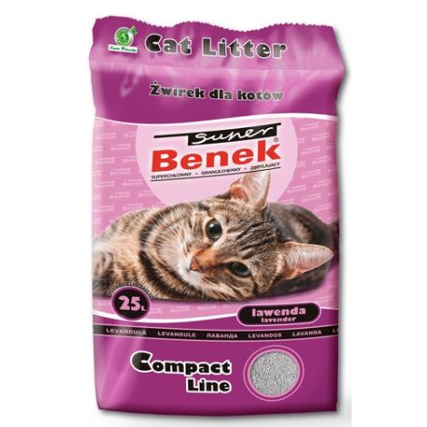 Super Benek Compact Zapachowy Lawenda (ciemny fiolet) 25L - 2