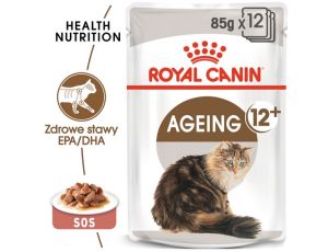 Royal Canin Ageing +12 karma mokra w sosie dla kotów dojrzałych saszetka 85g