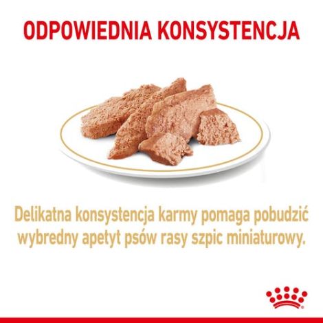 Royal Canin Pomeranian Adult karma mokra dla psów dorosłych rasy szpic miniaturowy, pasztet saszetka 85g - 3