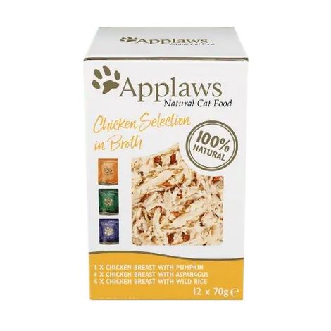 Applaws saszetki dla kota Chicken Selection Multi Pack 12x70g - 2