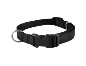 CHABA Obroża taśma regulowana 16mm x 40cm czarna