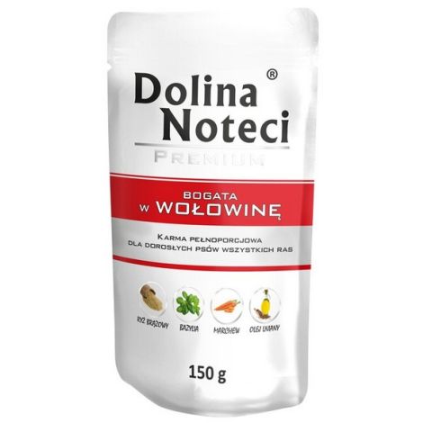 Dolina Noteci Premium Pies Wołowina saszetka 150g