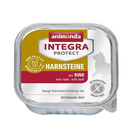 Animonda Integra Protect Harnsteine dla kota - z wołowiną tacka 100g