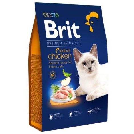 Brit Premium By Nature Cat Indoor Chicken 800g