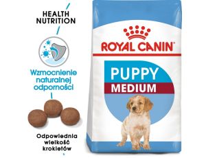 Royal Canin Medium Puppy karma sucha dla szczeniąt, od 2 do 12 miesiąca, ras średnich 1kg