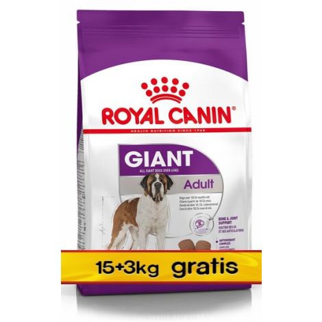 Royal Canin Giant Adult karma sucha dla psów dorosłych, od 18/24 miesiąca życia, ras olbrzymich PROMOCJA 18kg (15+3kg) - 7