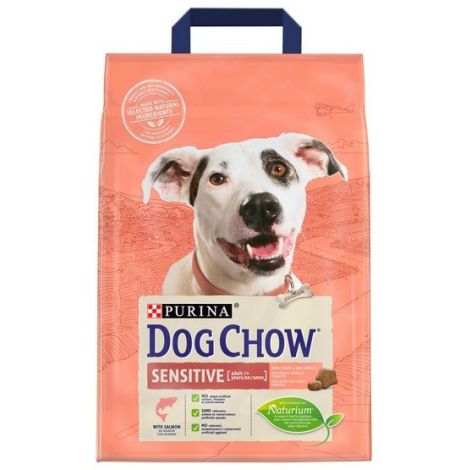 Purina Dog Chow Adult Sensitive Łosoś 2,5kg (2+0,5kg gratis) - 3