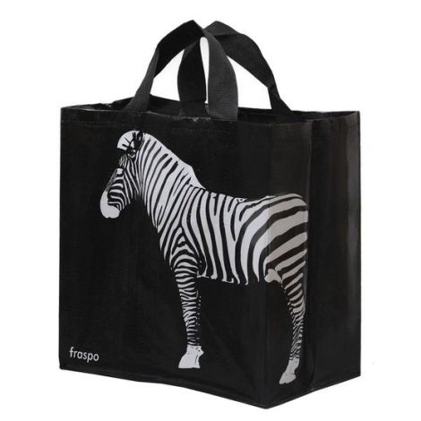 Torba Animals 24L zebra czarna