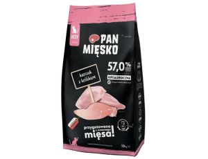 Pan Mięsko Karma sucha dla kociąt - kurczak i królik chrupki XS 1,6kg